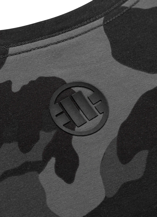 Koszulka męska T-Shirt Pit Bull Pitbull Classic Boxing Slim Fit czarna camo