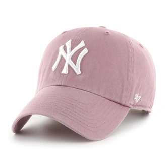 Czapka dziecięca z daszkiem 47 Brand New York Yankees Clean Up różowa
