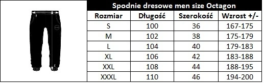 Komplet dresowy męski Octagon Small Logo czarny