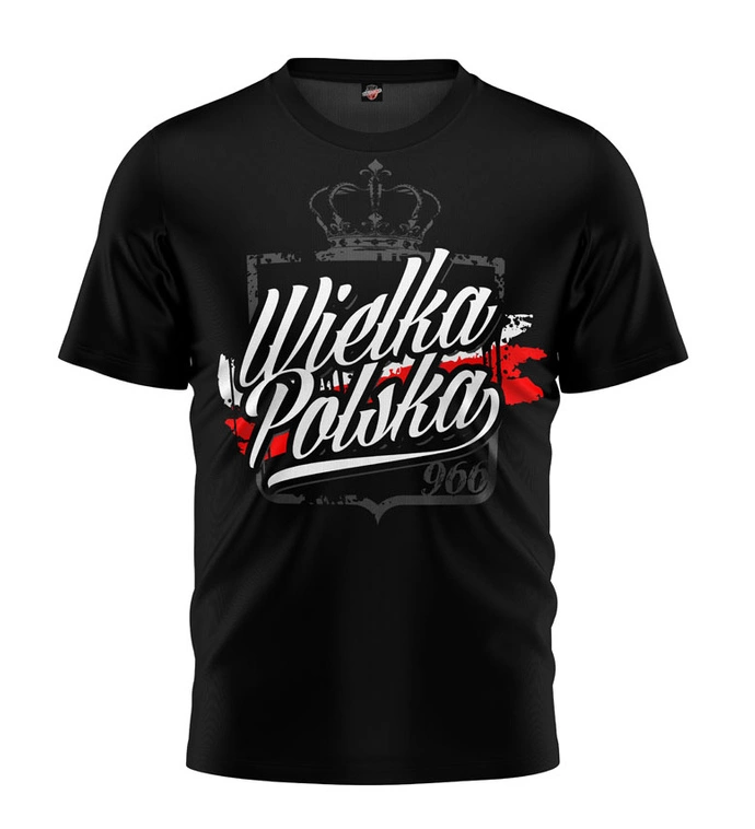 Koszulka męska T-shirt Public Enemy Wielka Polska 966 czarna