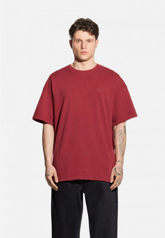 Koszulka męska t-shirt oversize Prosto Hex czerwona