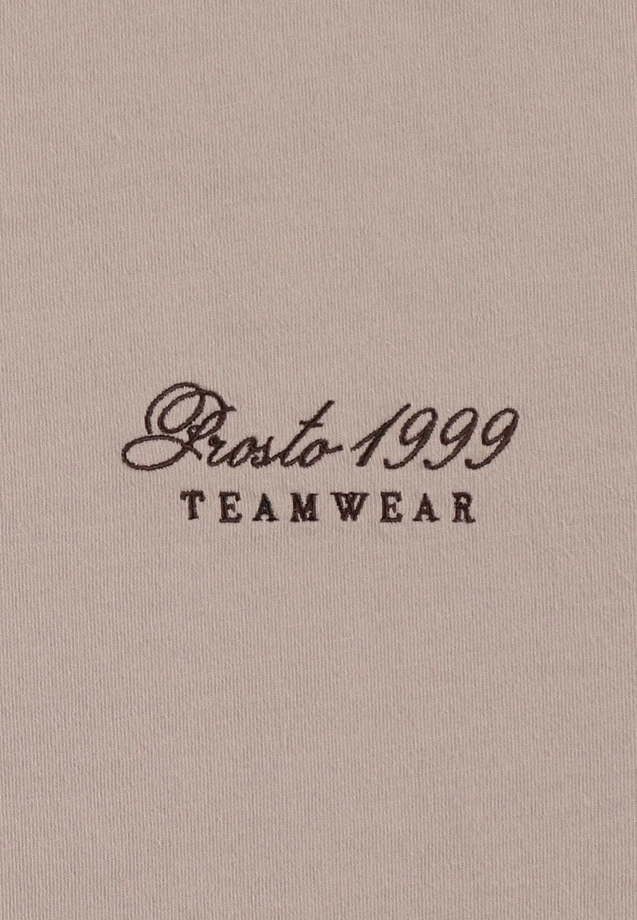 Koszulka męska t-shirt Prosto Team beżowa