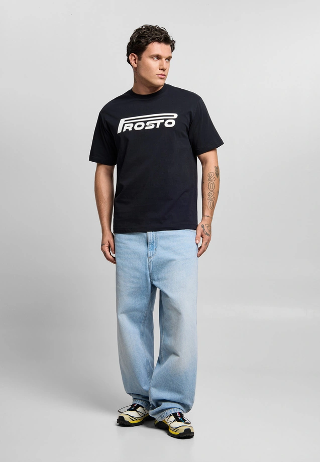 Koszulka męska t-shirt Prosto Pneumatic czarna