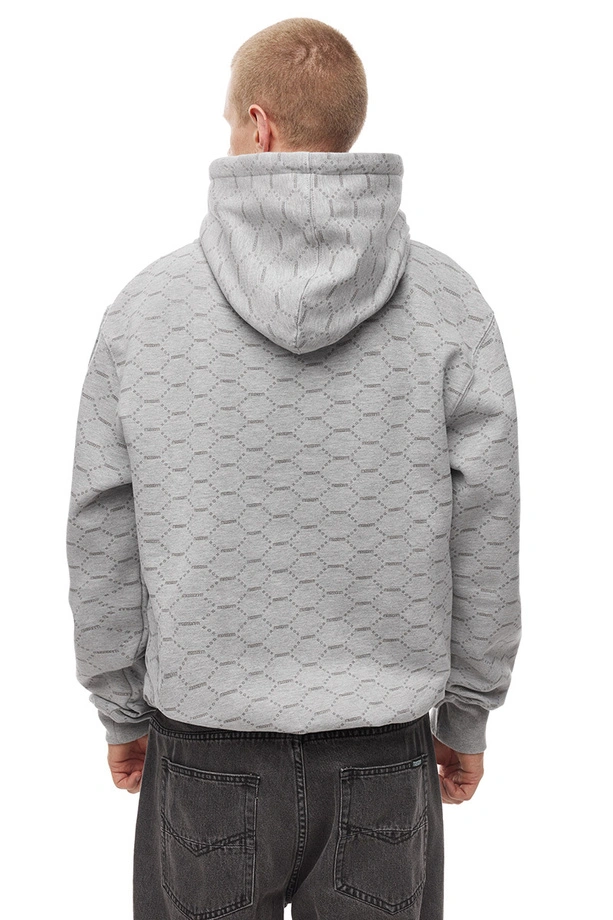Bluza męska z kapturem Mass Dnm Biarritz szara