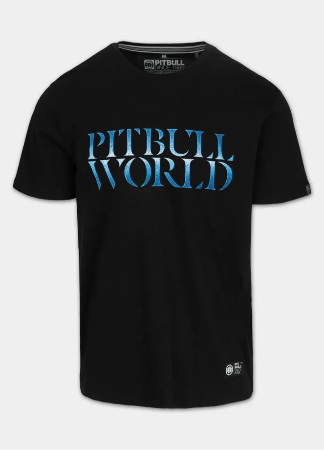 Koszulka męska T-Shirt Pit Bull Pitbull World czarna