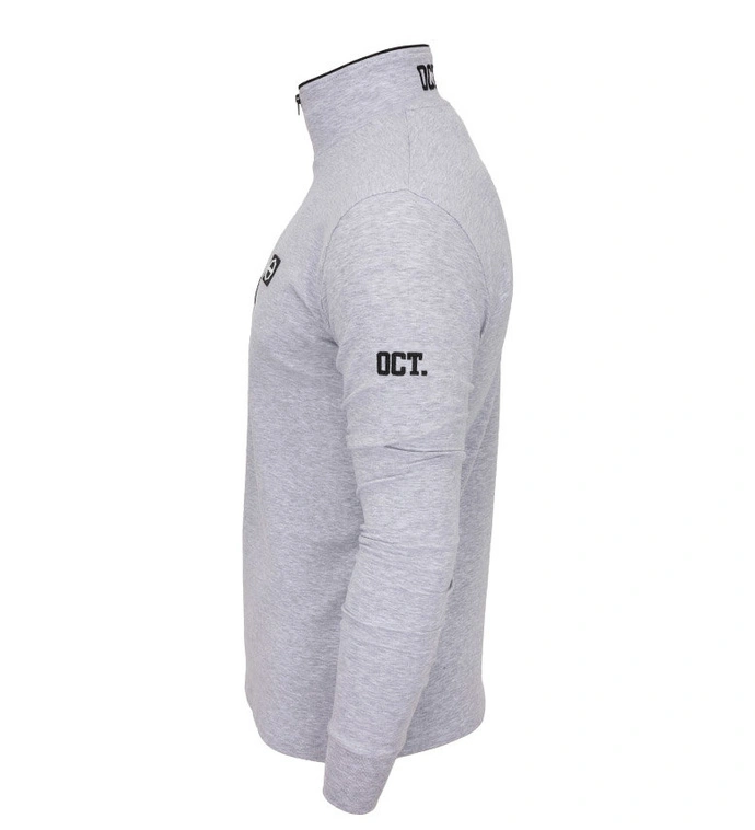 Bluza męska Octagon Arizona Logo crewneck szara