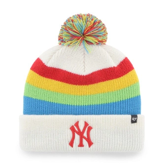 Czapka zimowa 47 Brand MLB New York white