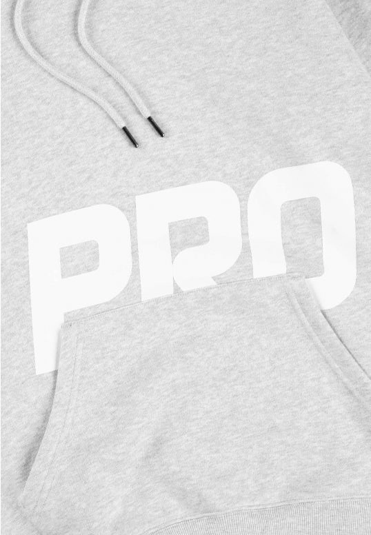 Bluza męska z kapturem Prosto Pro hoodie szara