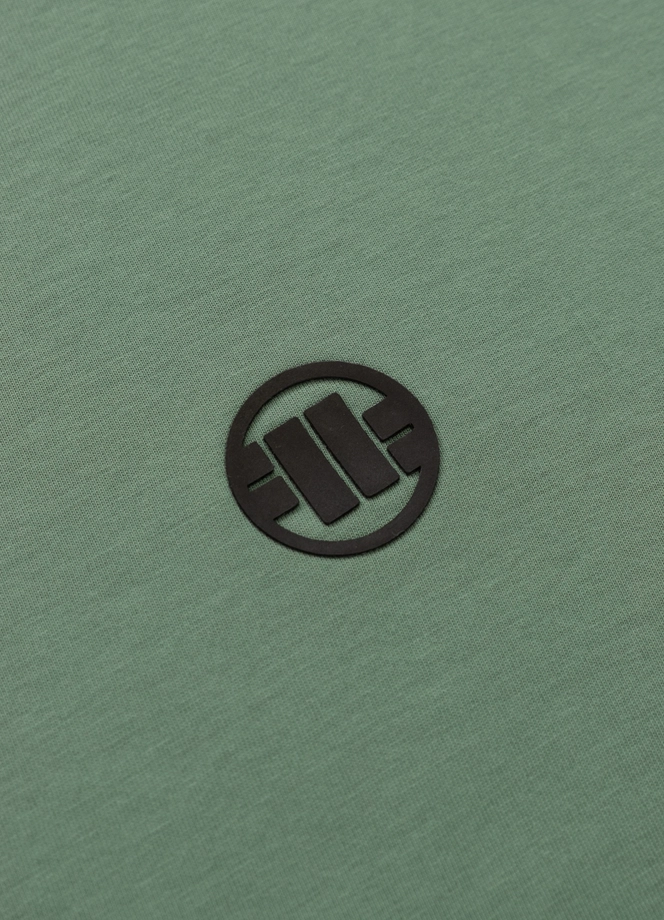 Koszulka męska T-Shirt Pit Bull Pitbull Small Logo 25 miętowa zielona