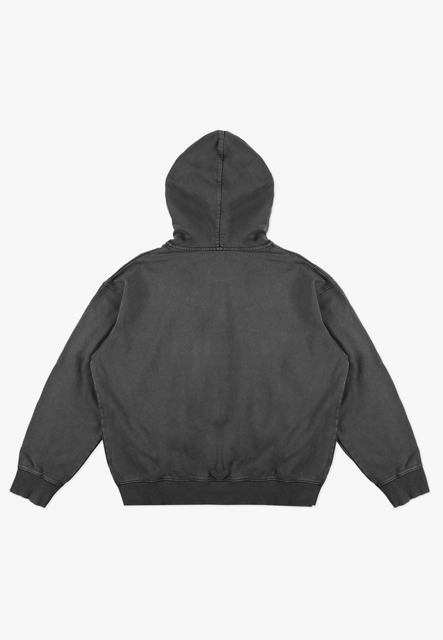 Bluza męska z kapturem Prosto Zip99 grafitowa