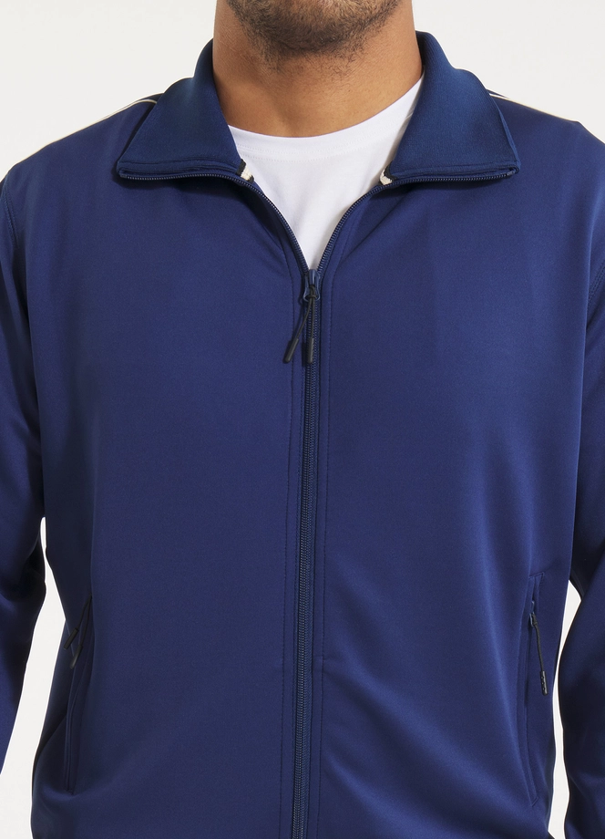 Bluza męska rozpinana Pitbull Pit Bull Powers niebieska