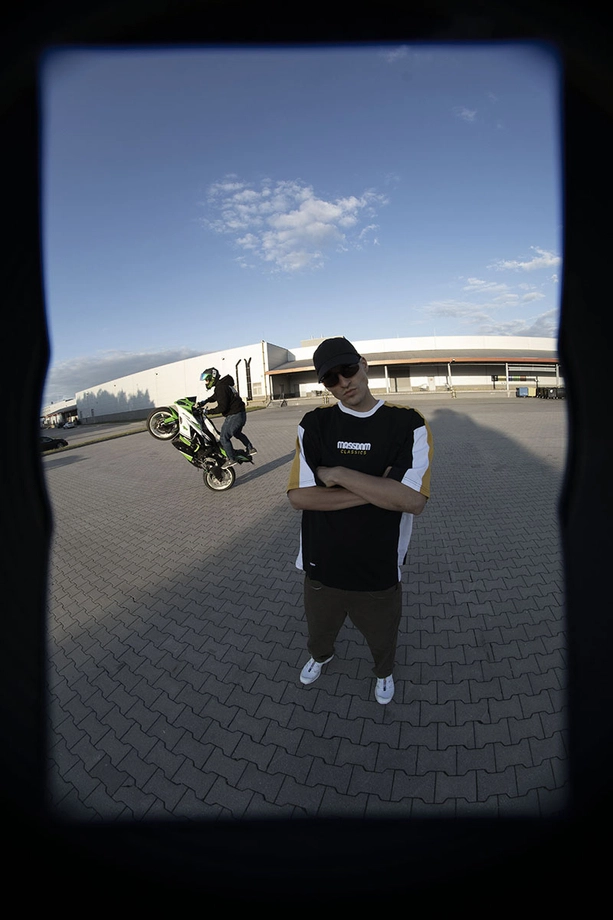 Koszulka męska t-shirt Mass Dnm Drift czarna