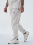 Spodnie dresowe męskie Jigga Wear Small Crown jasno szare