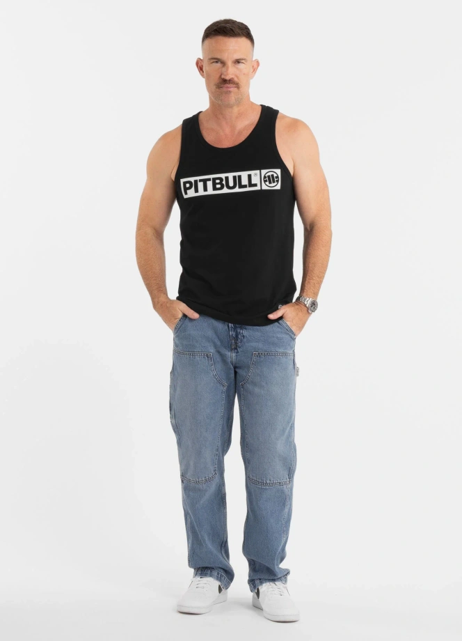 Koszulka męska tank top Pitbull Hilltop czarna