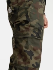 Spodnie męskie Materiałowe Jogger Bojówki Jigga Wear Crown Ripstop Cargo woodland camo zielone