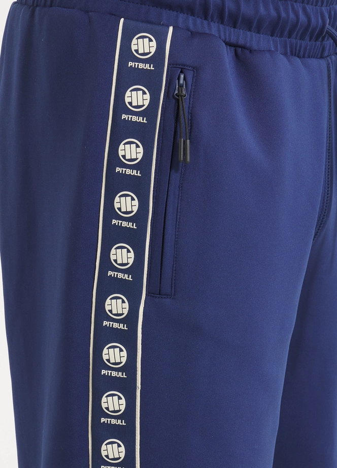 Spodenki szorty dresowe męskie Pitbull Pit Bull Powers niebieskie