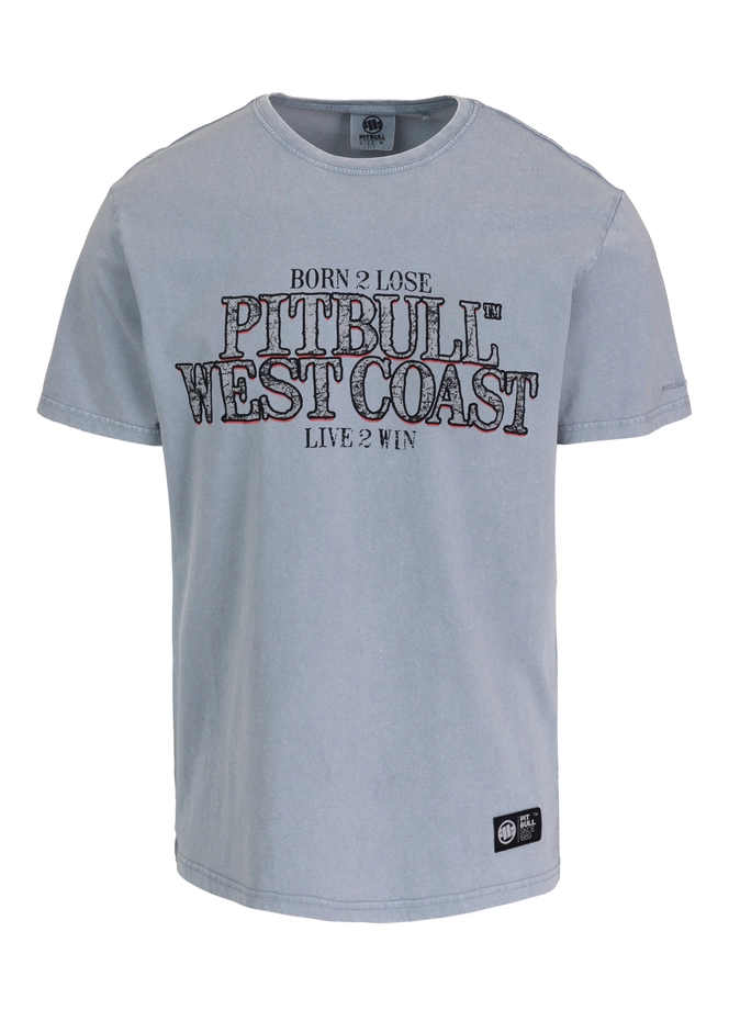 Koszulka męska T-Shirt Pit Bull Pitbull Denim Washed Ace Of Spades II niebieska