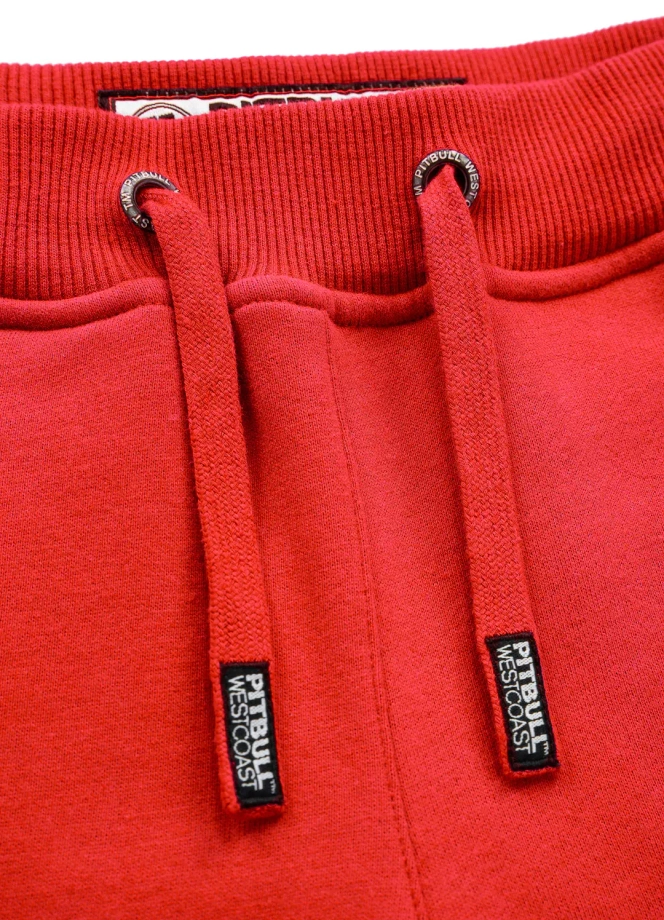 Spodnie dresowe dziecięce Pit Bull Moss Hilltop Pitbull czerwone