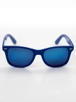 Okulary przeciwsłoneczne Jigga Wear White Name Wayfarer niebiesko/niebieskie