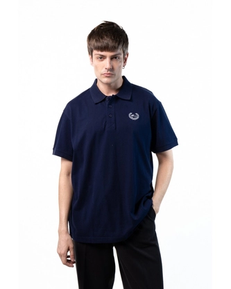 Koszulka męska Polo Moro Sport Mini Paris Laur granatowa