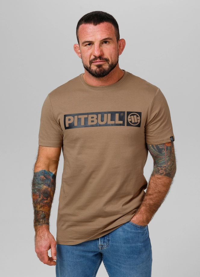 Koszulka męska T-Shirt Pit Bull Pitbull Hilltop 25 coyote brązowa
