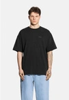 Koszulka męska t-shirt oversize Prosto Hex grafitowa czarna