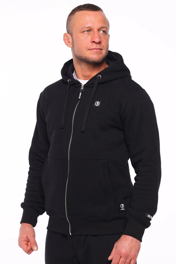 Bluza z kapturem Octagon Small Logo czarna