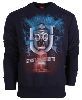 Bluza bez kaptura Street Autonomy Toxic blue