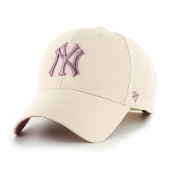 Czapka z daszkiem 47 Brand New York Yankees Snap beżowa różowa