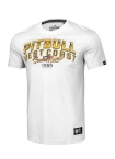 Koszulka męska T-Shirt Pit Bull Pitbull Santa Muerte biała