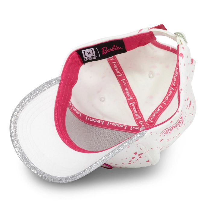 Czapka z daszkiem Capslab Barbie unisex biało/różowa