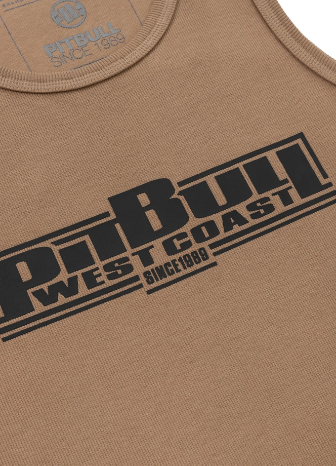 Koszulka męska tank top Pit Bull Pitbull Boxing brązowy