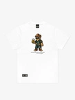 Koszulka męska t-shirt Środowisko Miejskie Alcotourist Bear biała
