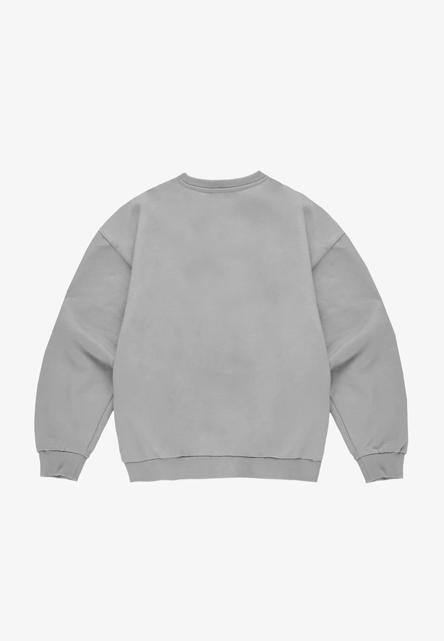 Bluza męska oversize Prosto Big Shield crewneck szara