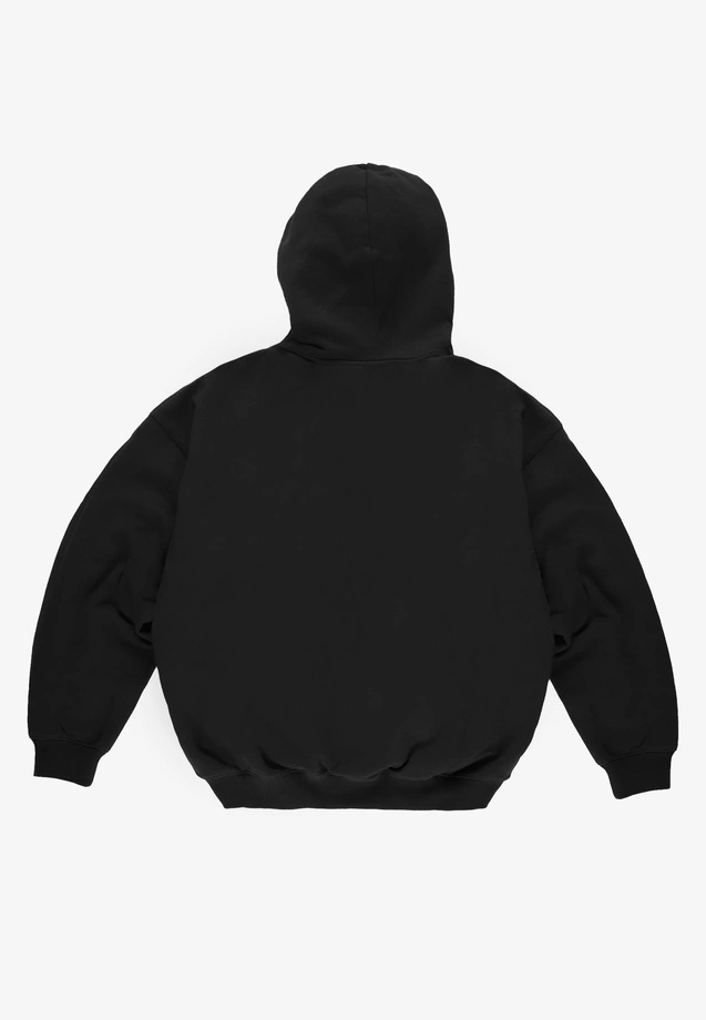 Bluza męska z kapturem oversize Prosto Lounge czarna