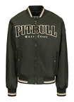 Kurtka męska przejściowa bejsbolówka Pit Bull Detroit ciemno zielona