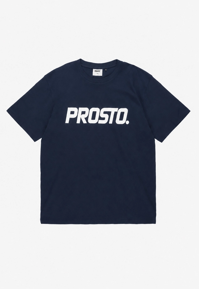 Koszulka męska t-shirt Prosto Biglog granatowa
