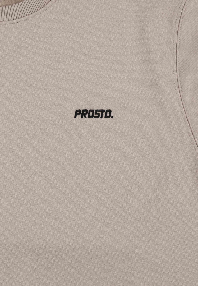 Bluza męska Prosto Infinity Logo crewneck beżowa