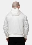 Kurtka męska wiosenna przejściowa Pit Bull Athletic Tape wiatrówka off white biała