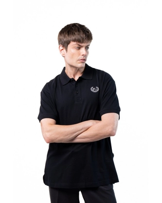 Koszulka męska Polo Moro Sport Mini Paris Laur czarna