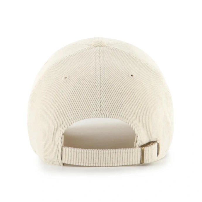 Czapka z daszkiem sztruksowa 47 Brand New York Yankees Crosspatch Clean Up kremowa