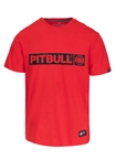 Koszulka męska T-Shirt Pitbull Hilltop fluo czerwona