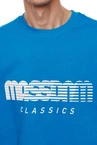 Koszulka męska t-shirt Mass Dnm Classic Fast niebieska