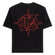 Koszulka męska T-shirt Ciemna Strefa Czerwony Gotyk czarna