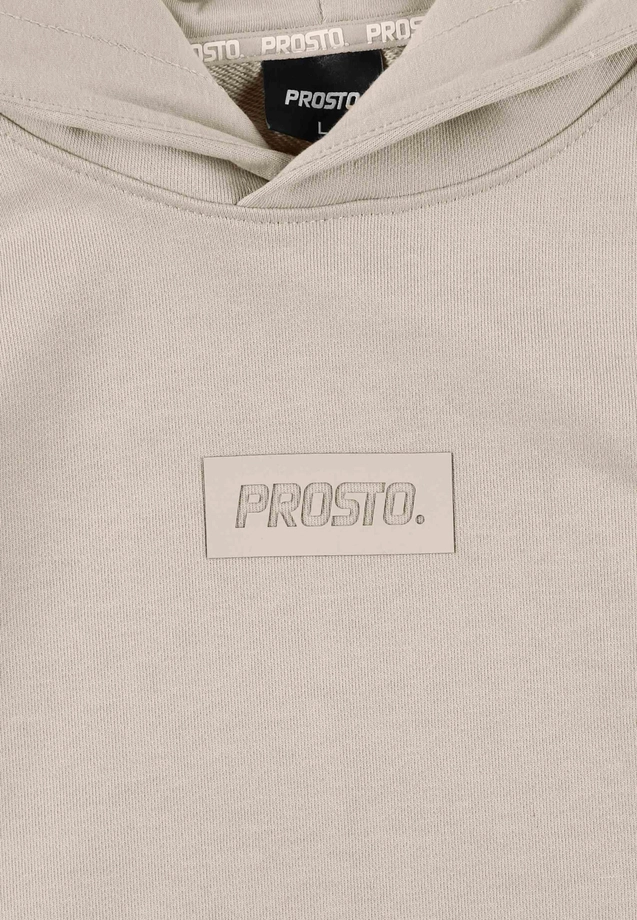 Komplet dresowy męski oversize Prosto Box 2.0 beżowy