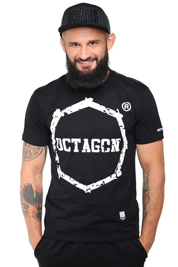 Koszulka męska T-shirt Octagon Zęby czarna