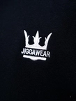 Komplet dresowy męski oversize Jigga Wear Crown czarny