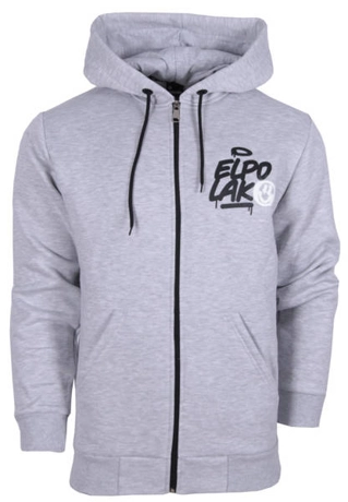Bluza rozpinana El Polako Zip Miejski Tag grey
