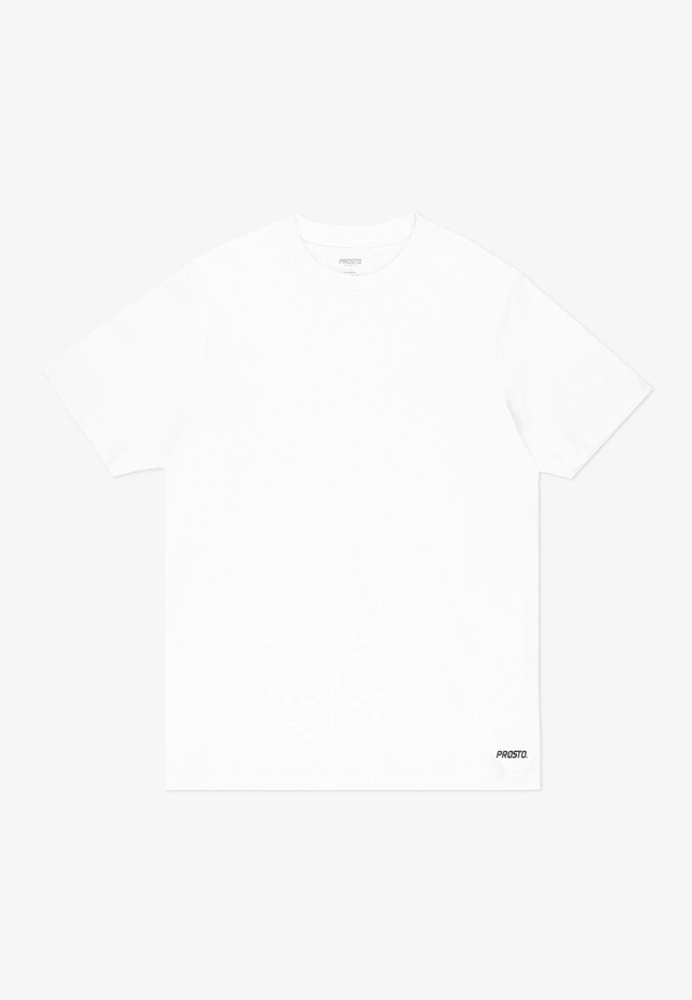 Koszulka męska t-shirt Prosto Basic zestaw 3pack biały