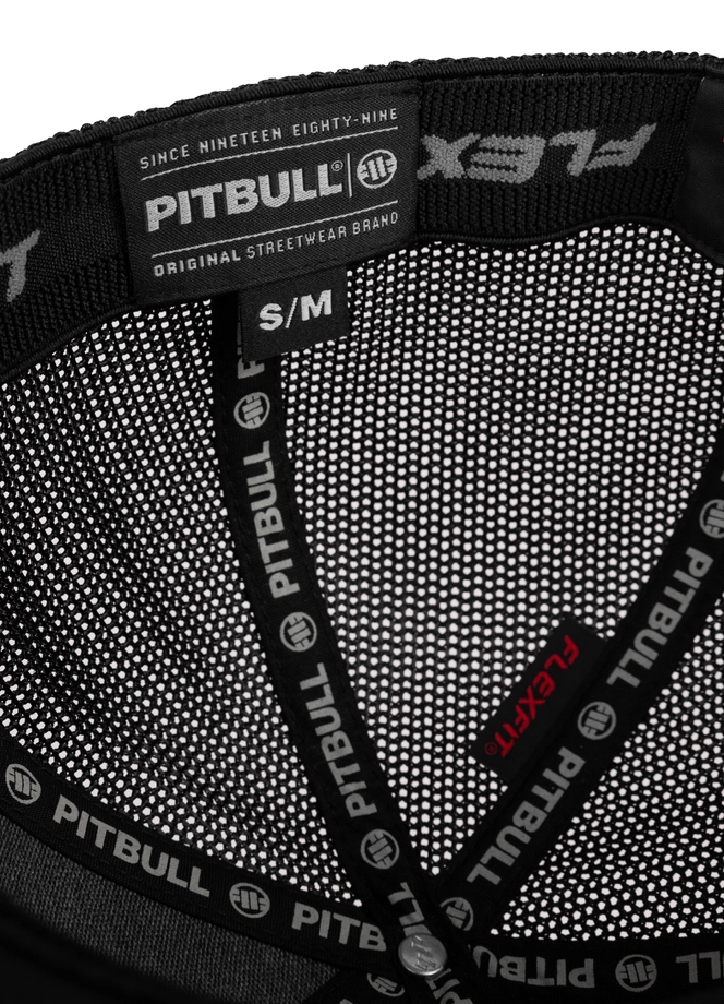 Czapka z daszkiem Full Cap Mesh Pit Bull Pitbull USA czarna